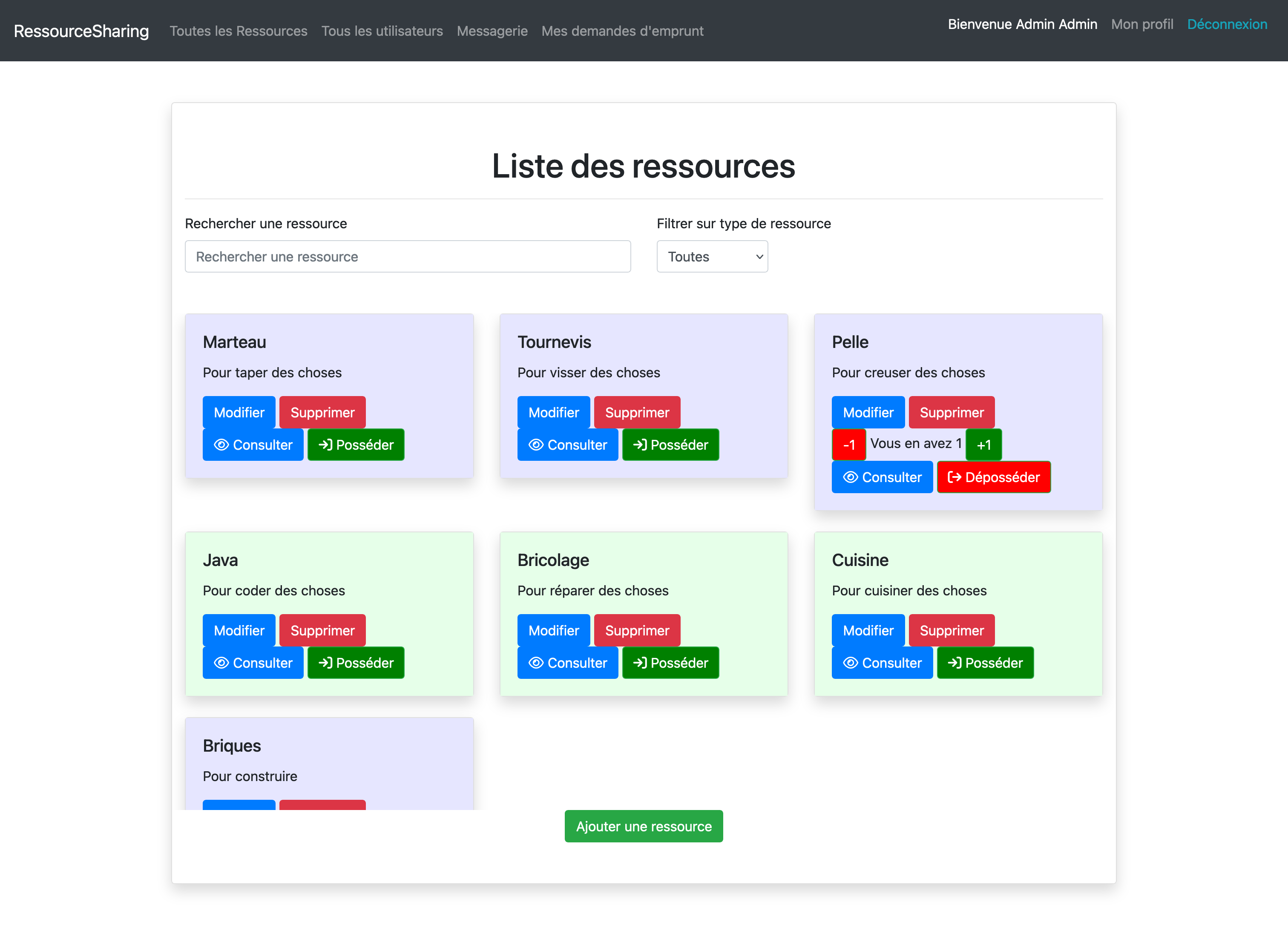 Resource Sharing